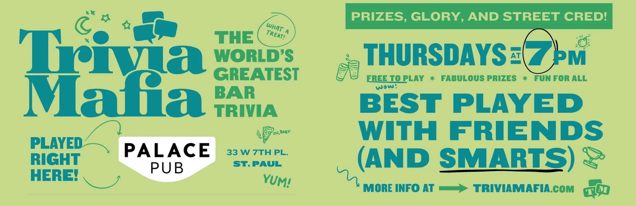 Trivia Mafia Thursdays at Palace Pub