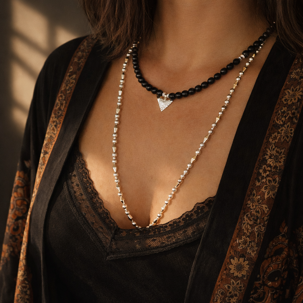Layered necklaces and warm sunlight.png