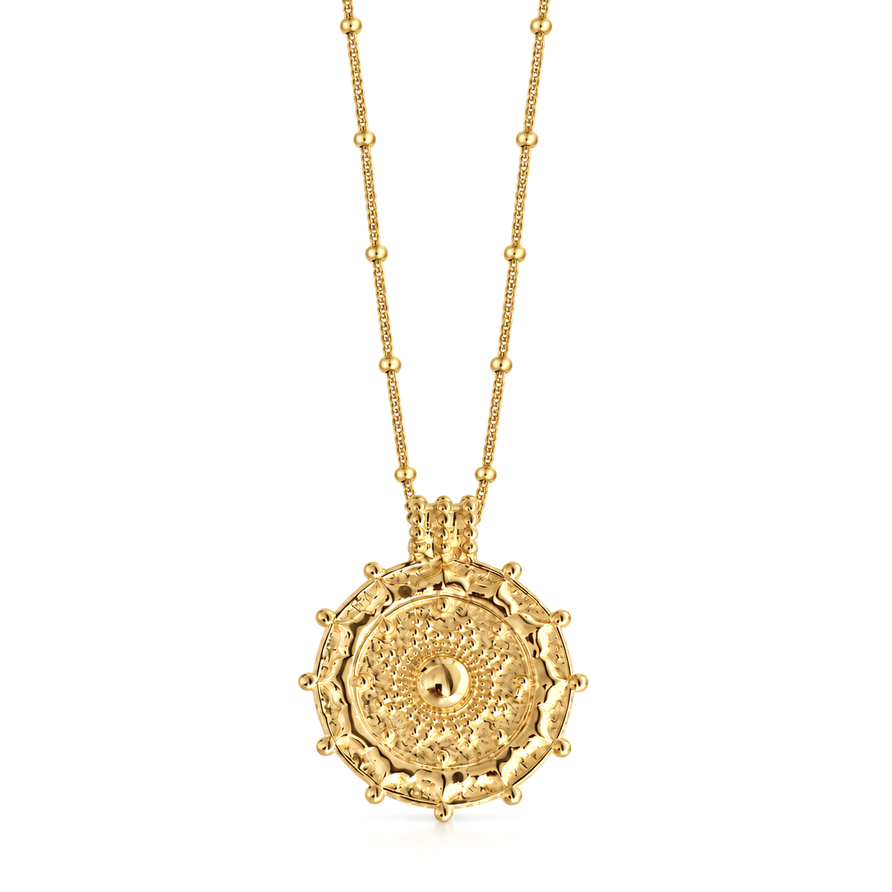 Golden Tribal Pendant