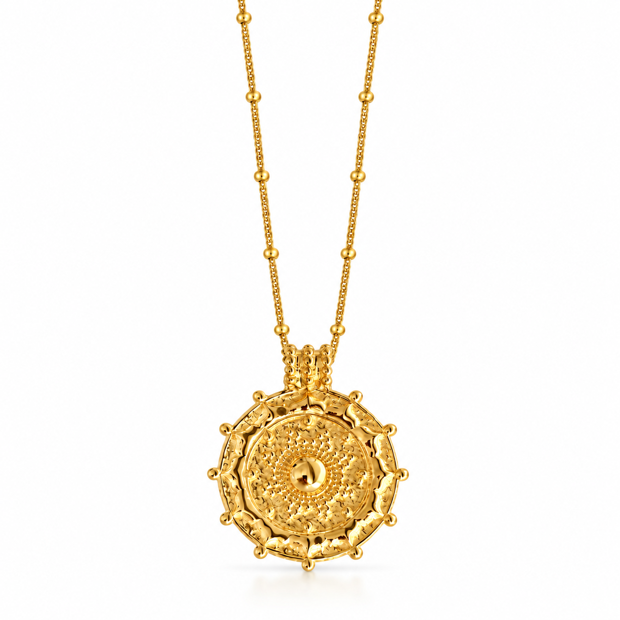 Golden Tribal Pendant