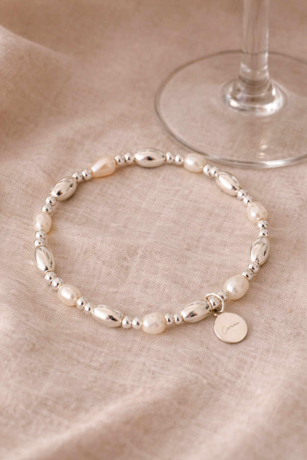 Freshwater Pearl Oval Bracelet