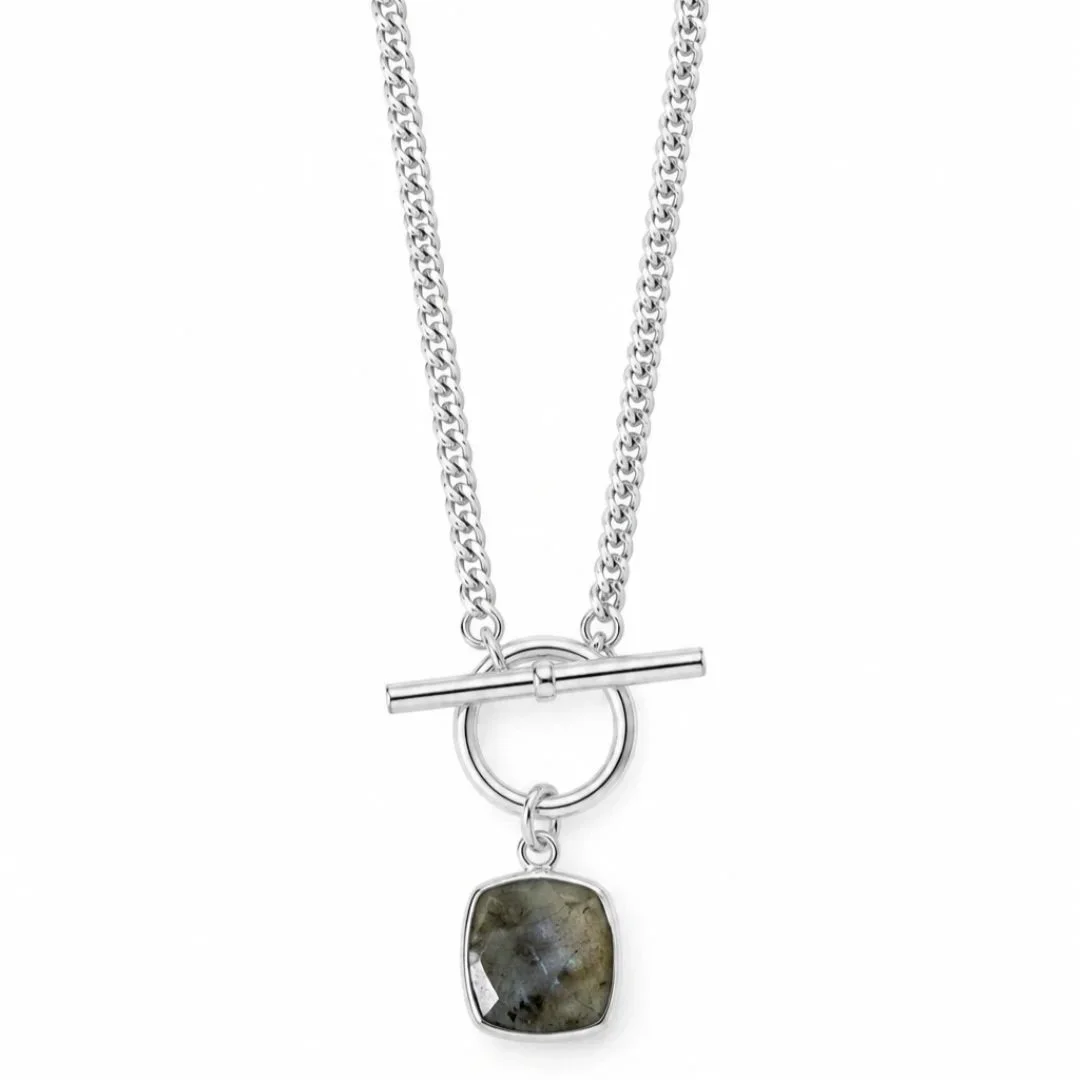 Labradorite Toggle Necklace