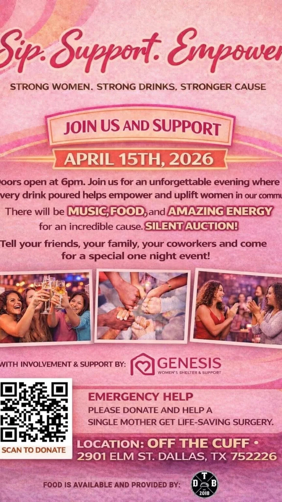 Sip . Support . Empower