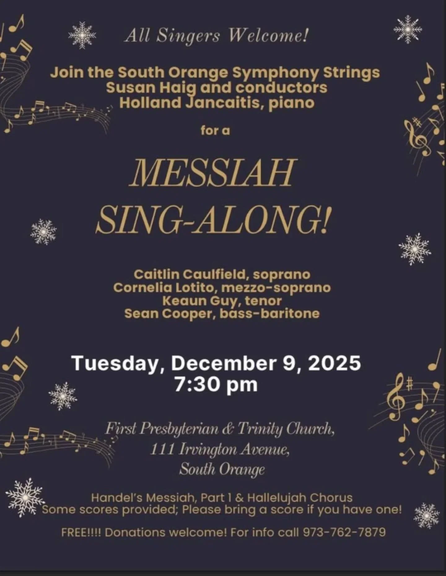 Tis the (Messiah) season. You have 2 chances to catch me as a Messiah soloist this week! First w/ the South Orange Symphony this Tuesday night and then w my pals over at Clarum Sonum this weekend! Don't miss it or you WILL be cursed to only hear bass