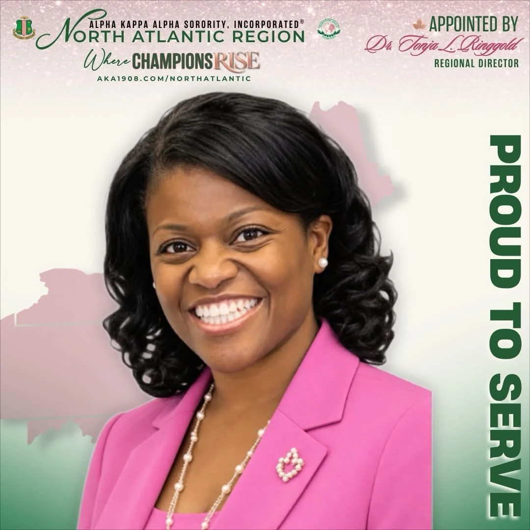 Excellence is RISING in Omicron Gamma Omega! 🌟

Alpha Kappa Alpha Sorority, Incorporated&reg; Omicron Gamma Omega Chapter proudly congratulates our phenomenal members on their North Atlantic Region Committee Appointments! 🎉👏🏽

💕 Member Crystal A