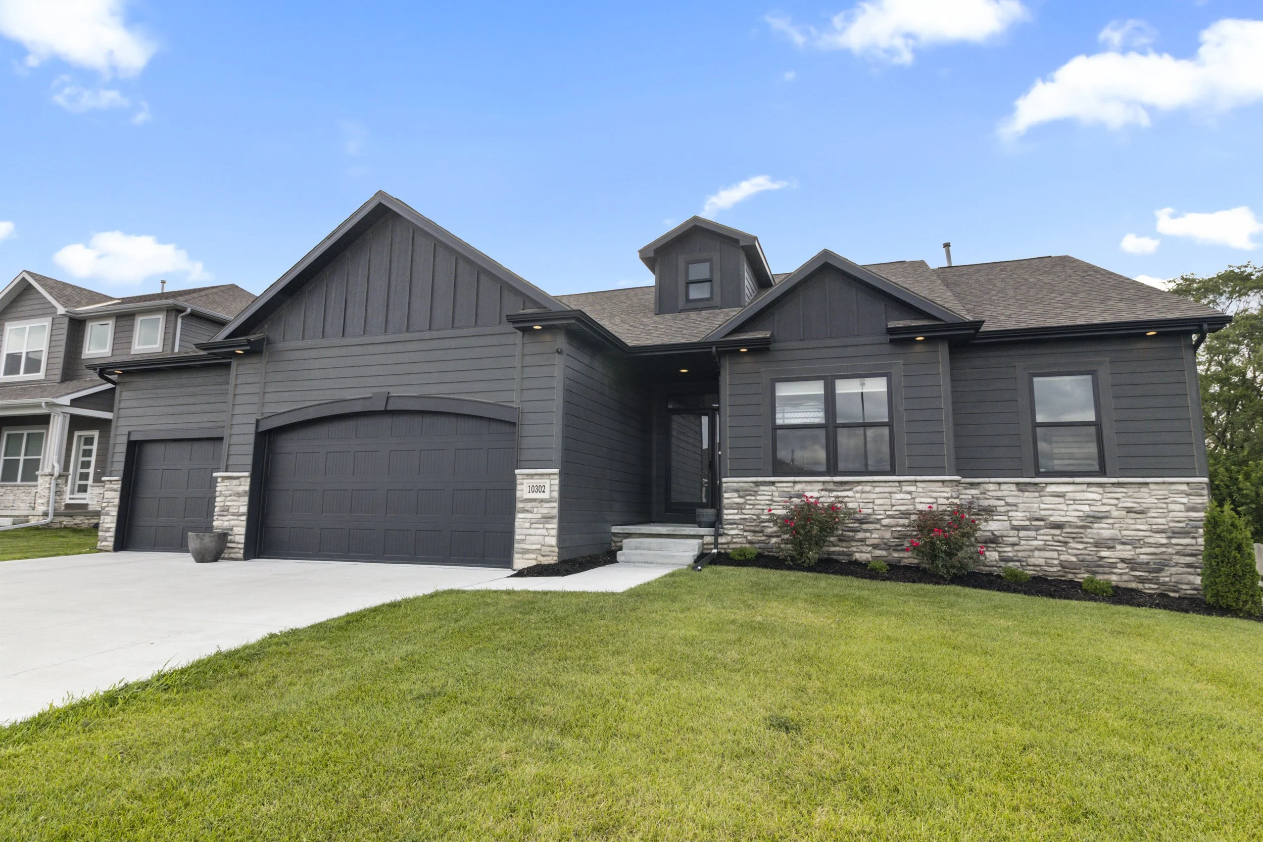 Our SLR Cameras can only snap photos from the ground. We could get a bit higher if Nicki would just let me ride on her shoulders while I snapped photos, but alas....

When you order an Aerial Photo Add-On, we will take multiple photos of higher up an