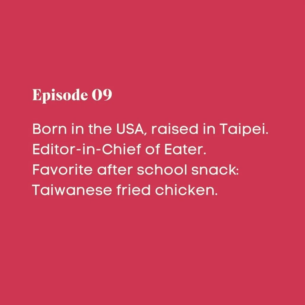 If you know me, you&rsquo;d know I&rsquo;m absolutely obsessed with @eater. So when @voxmedia reached out to me to potentially interview the editor in chief of #eater &hellip; guess what I did? (I freaked out and said yes). 

New EP out this Friday w
