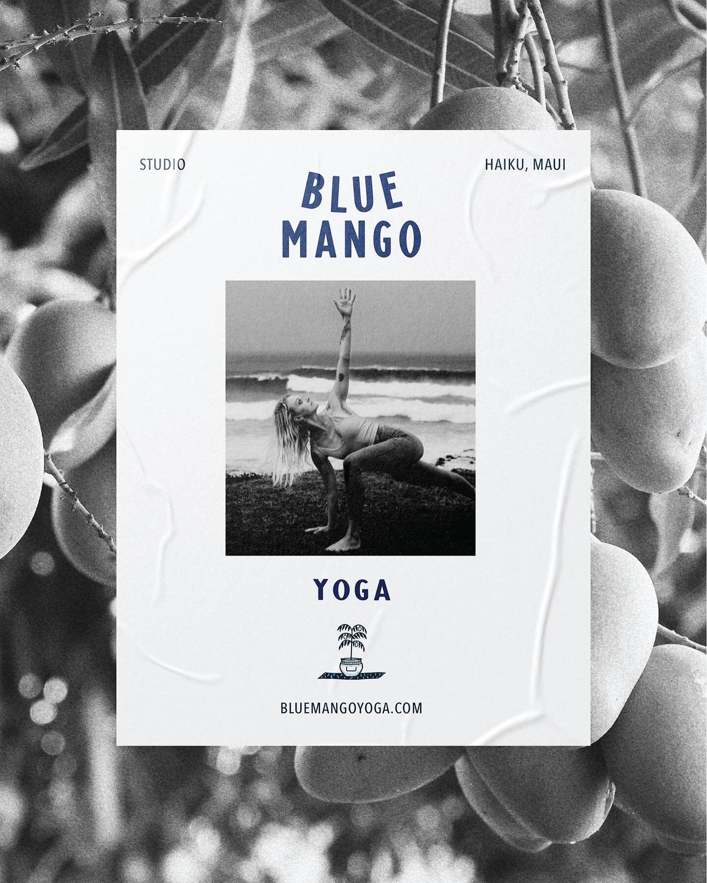 For @bluemangoyoga 🥭 opening in January 🤍
.
.
.
.
. 
. 
#maui #hawaii #art #design #graphicdesigner #graphic #graphicdesign #art #studio #yoga
