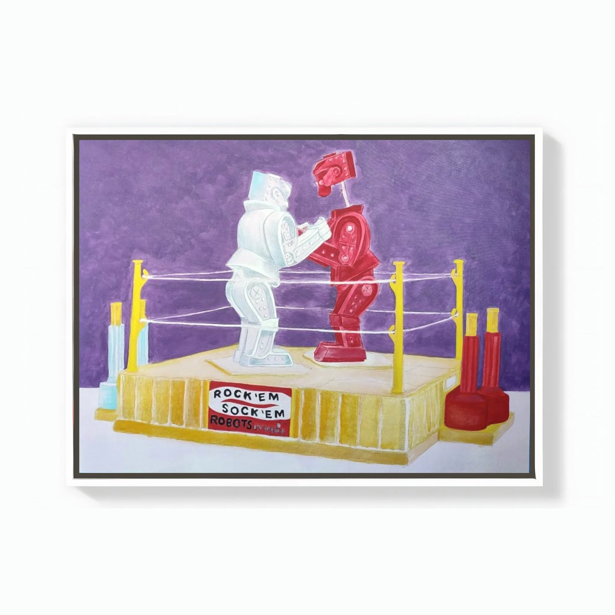 Rock 'em Sock 'em
Acrylic on canvas
30 &times; 40 in
2022

Not available.

#contemporaryart #fineart #originalart #artcollector #figurativeart #modernart #artiststudio