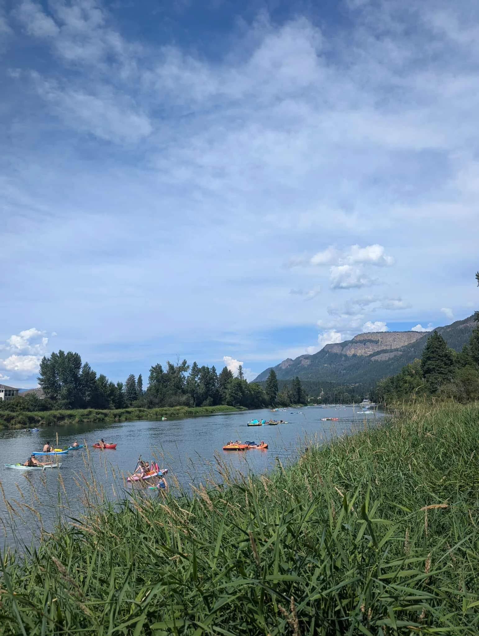  Spend a summer day floating the Shuswap River. 
