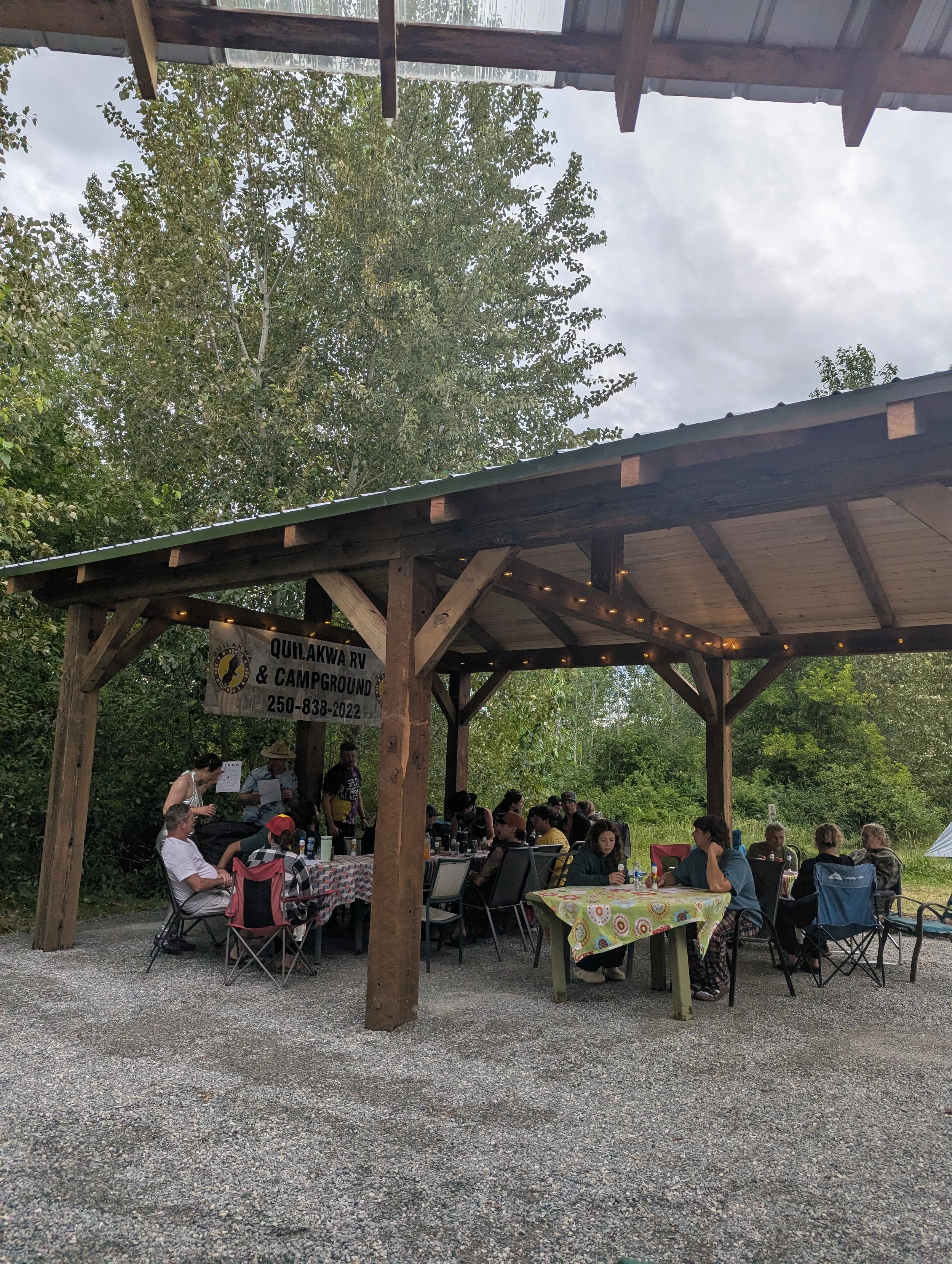   Gather together and enjoy our new gazebo!   
