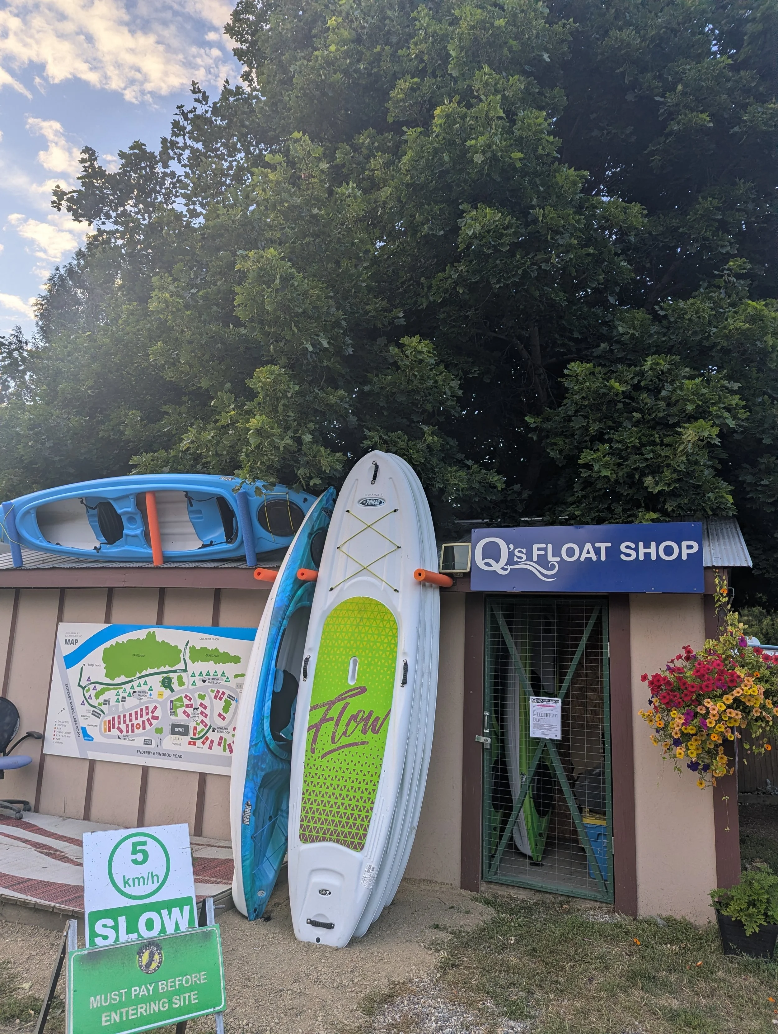  Gear up for a day on the water. 