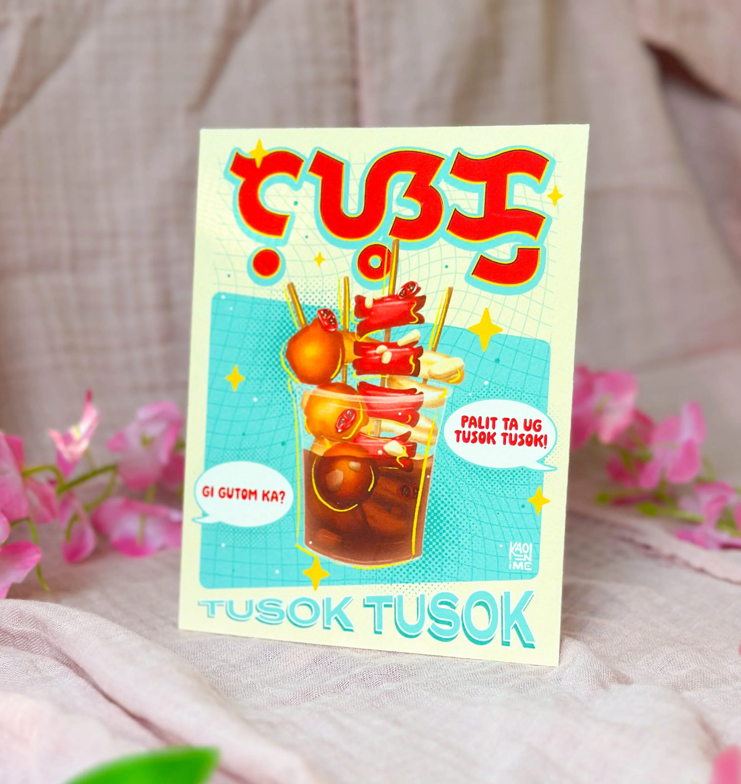 Tusok Tusok Retro Poster