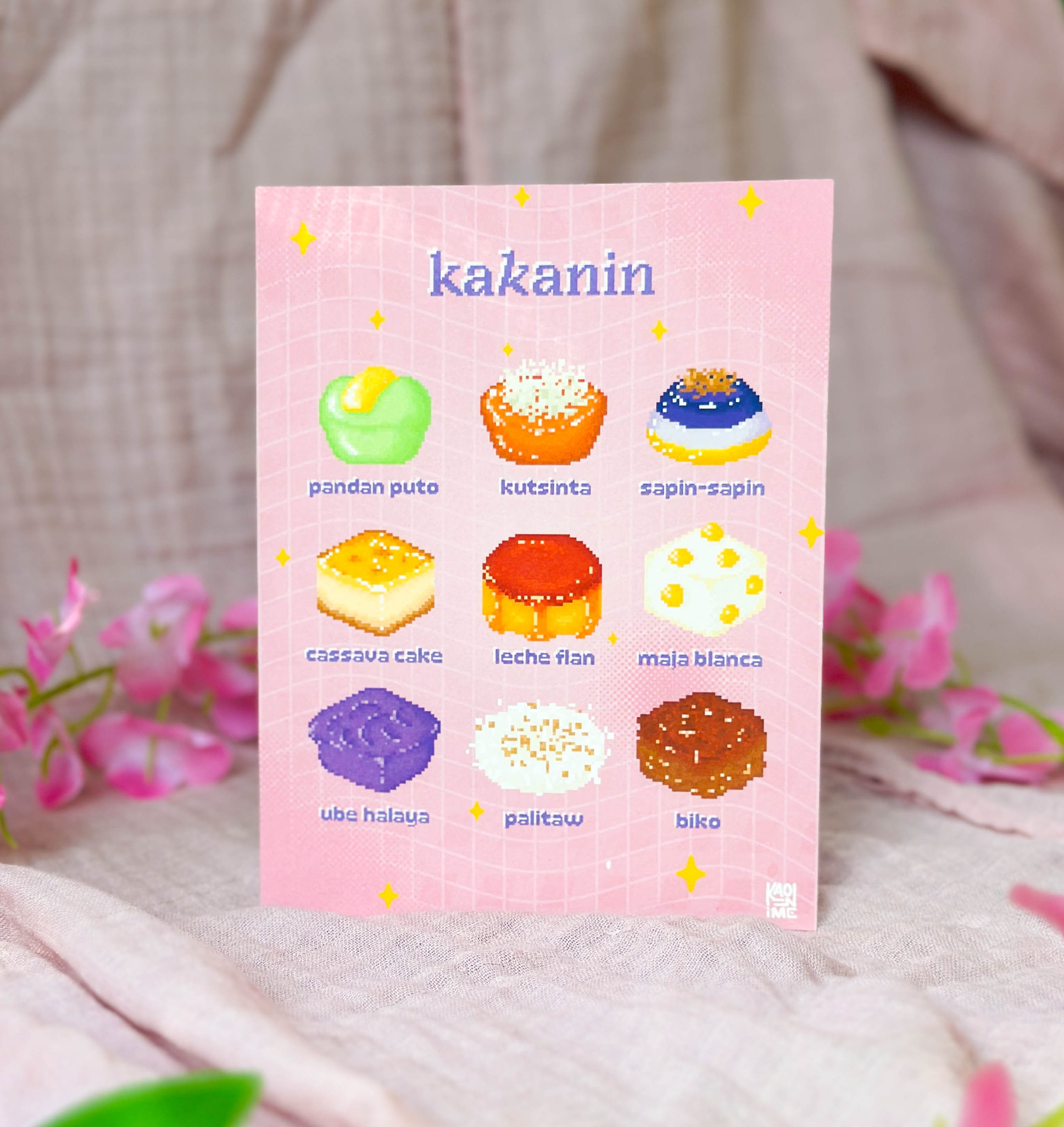 Pixel Art Kakanin Poster