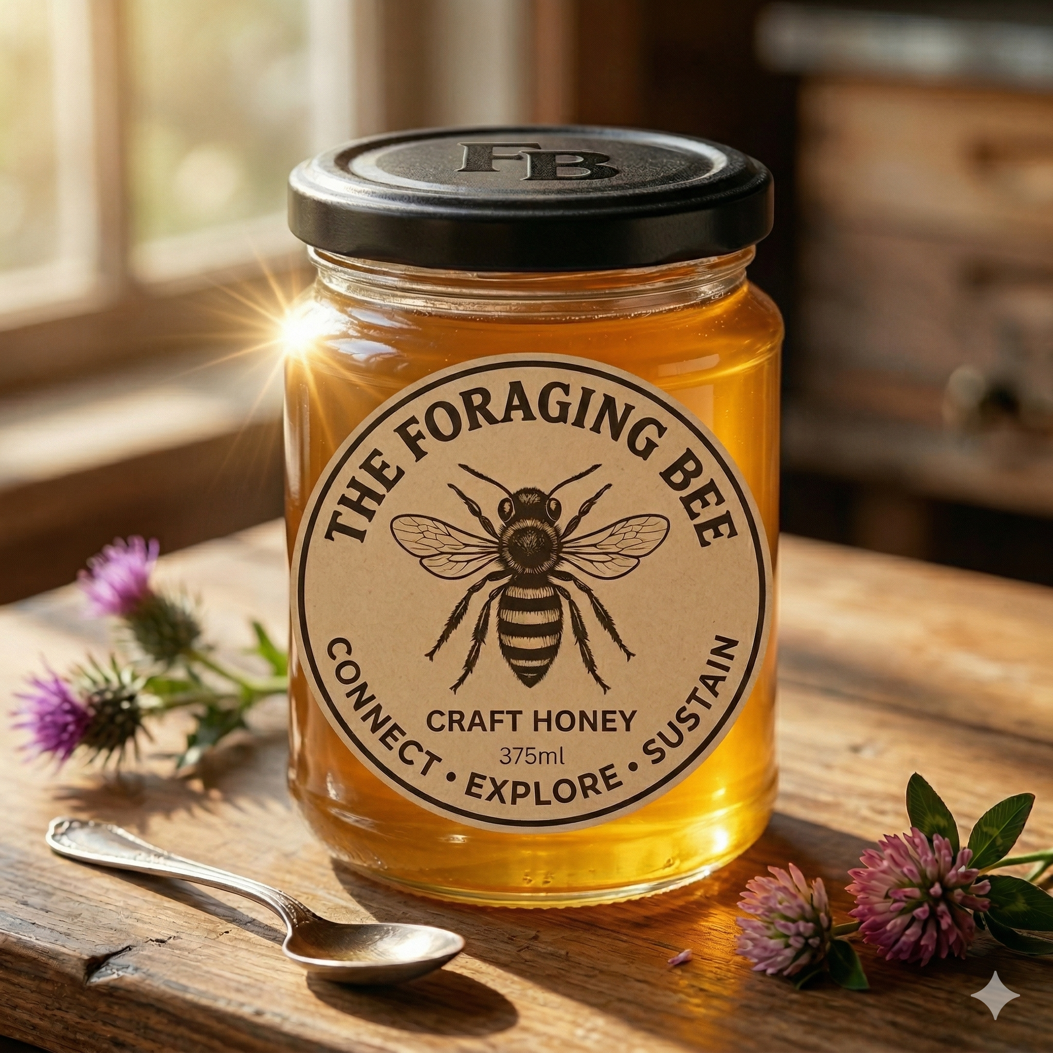 Over Flow Wildflower Honey, 375ml/ 1 lb of Honey - Pre Order today.