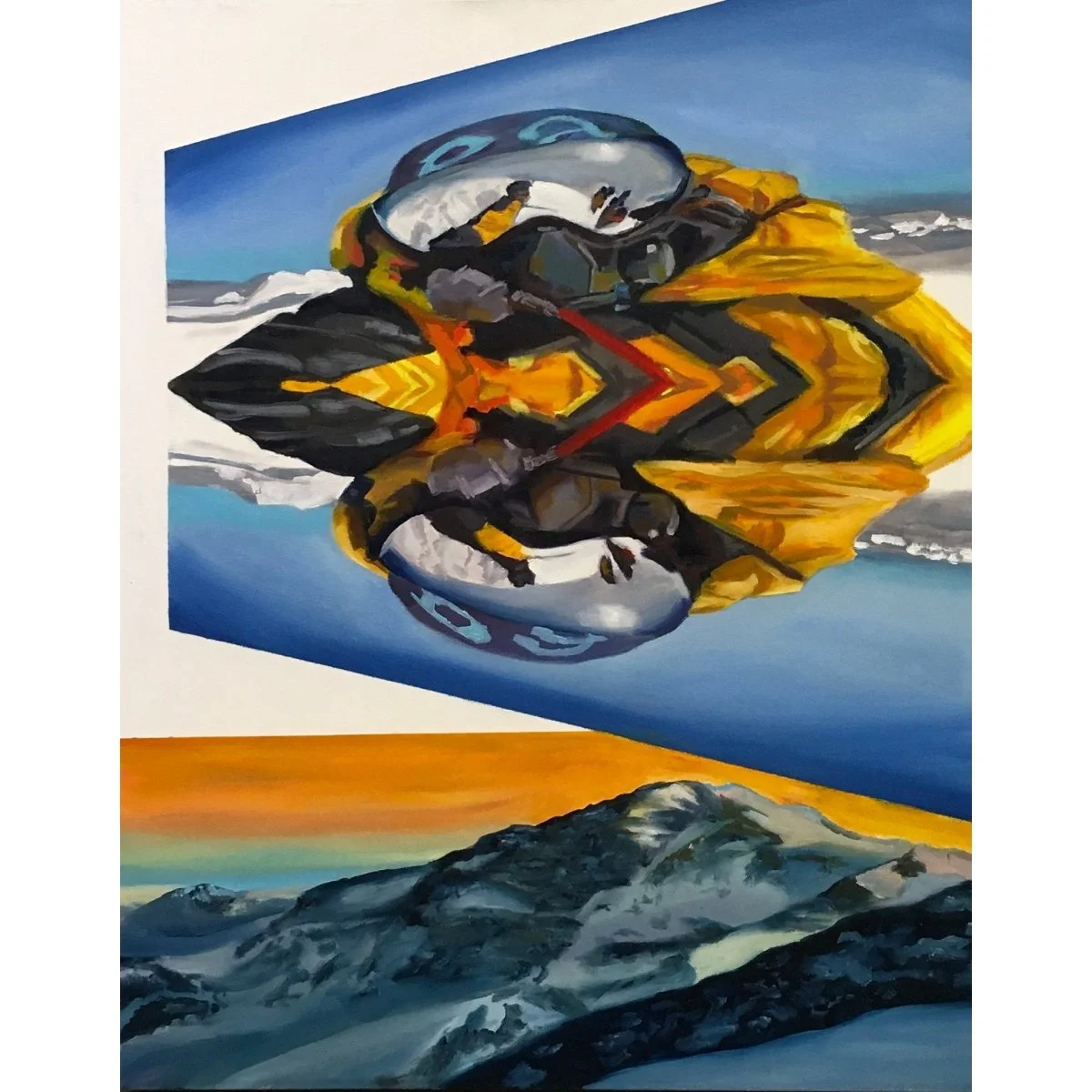Theo Osborn - "Isolation Within Extremes #2" - Oil on Canvas - 30x24 - $1,400