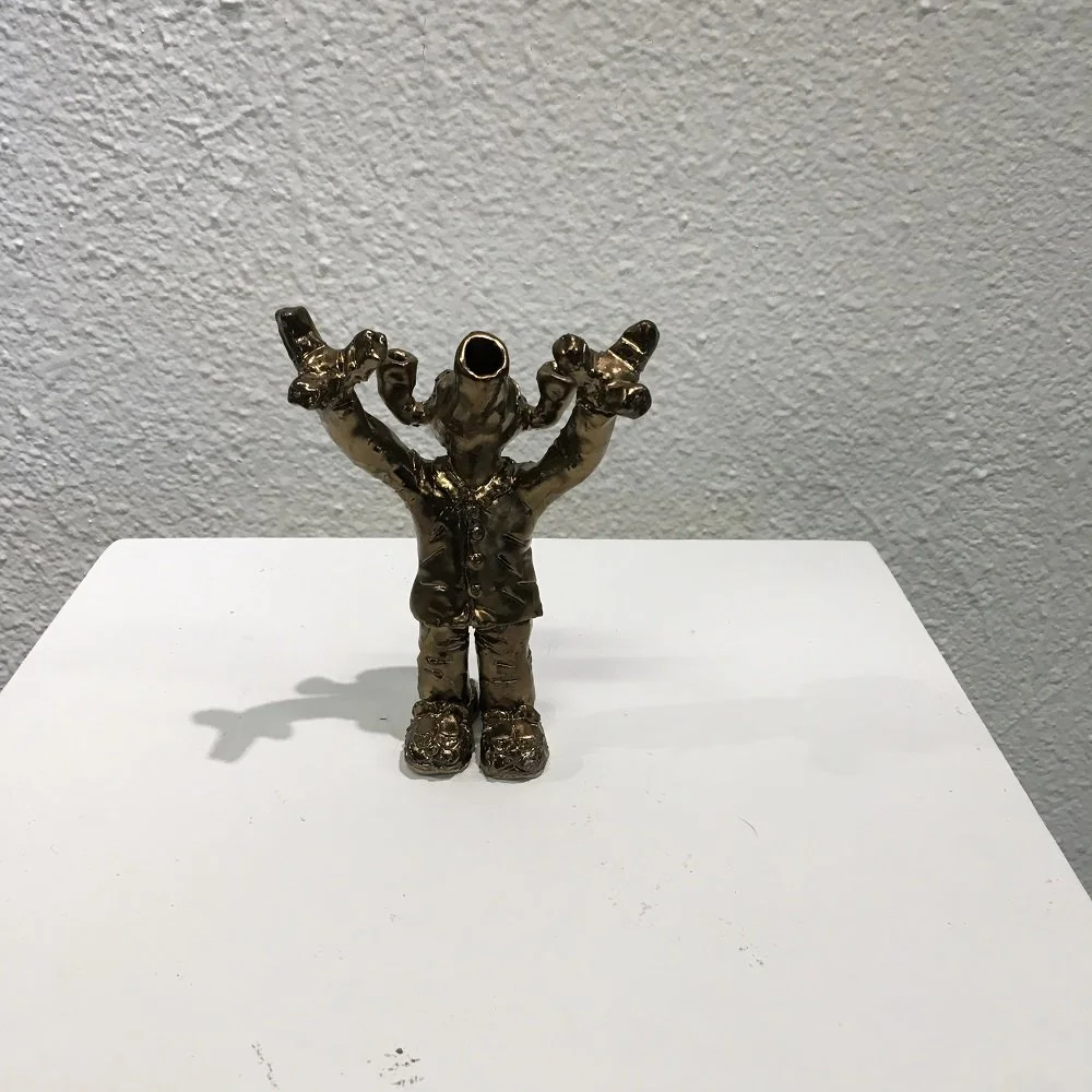 Matthew Woodward
“The Golden Child” 
Ceramic
6.5" x 5" x 3" 
$500