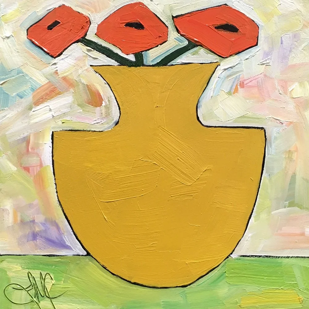 Leslie McCarron
"Modern Deep Yellow"
Oil on Panel
10” x 10"
$550.00