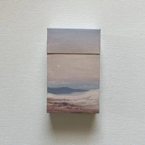 Angel Lesnikowski
Cigarette Box Project #29
Oil on Seneca Silver 100s
10” x 8”
SOLD