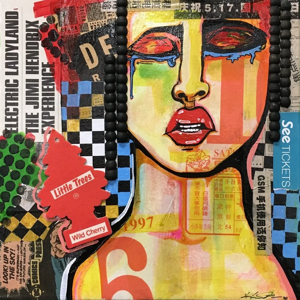 Kristin Silva
“Don't Forget About Me” 
Ink and Watercolor 
12" x 12" 
$300