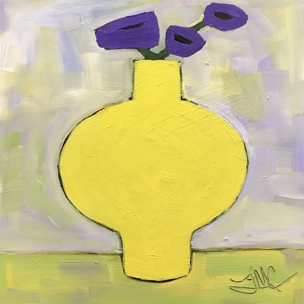 Leslie McCarron
"Modern Yellow"
Oil on Panel
10” x 10"
$550.00