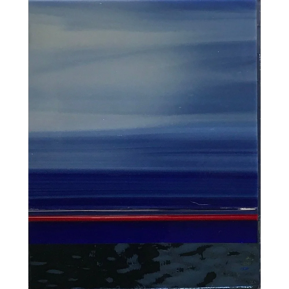 Anne Del Core
"Deep Blue Divide"
Glass Mosaic on Backerboard 
10” x 8”
$300.00