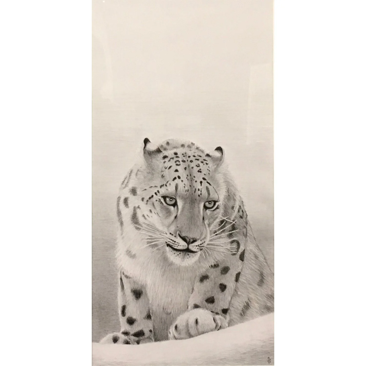 Sean Bonito
"Silent Sentinel"
Graphite on Paper 
19.5” x 10”
$675.00