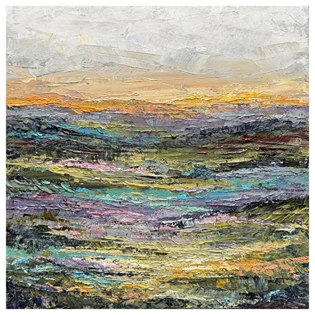 Stephanie Thwaites
“Looking West” 
Acrylic on Panel
6" x 6" 
$200