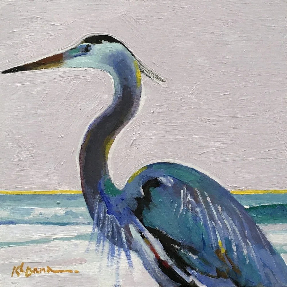 Kathy Dana
"Herman"
Acrylic on Wood Panel 
8” x 8”
$425.00