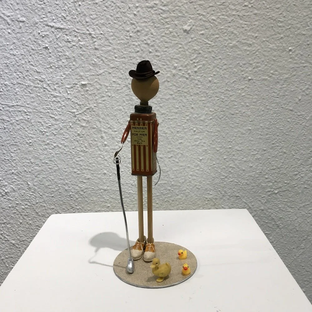 Debra Kreck Harnish
"Algeron Silbury"
Assemblage 
12” x 5” x 5"
SOLD
