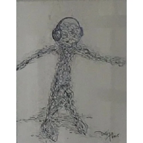 Dimitri Stanich
“New Song Hits” 
Pen and Ink
10" x 8" 
$250