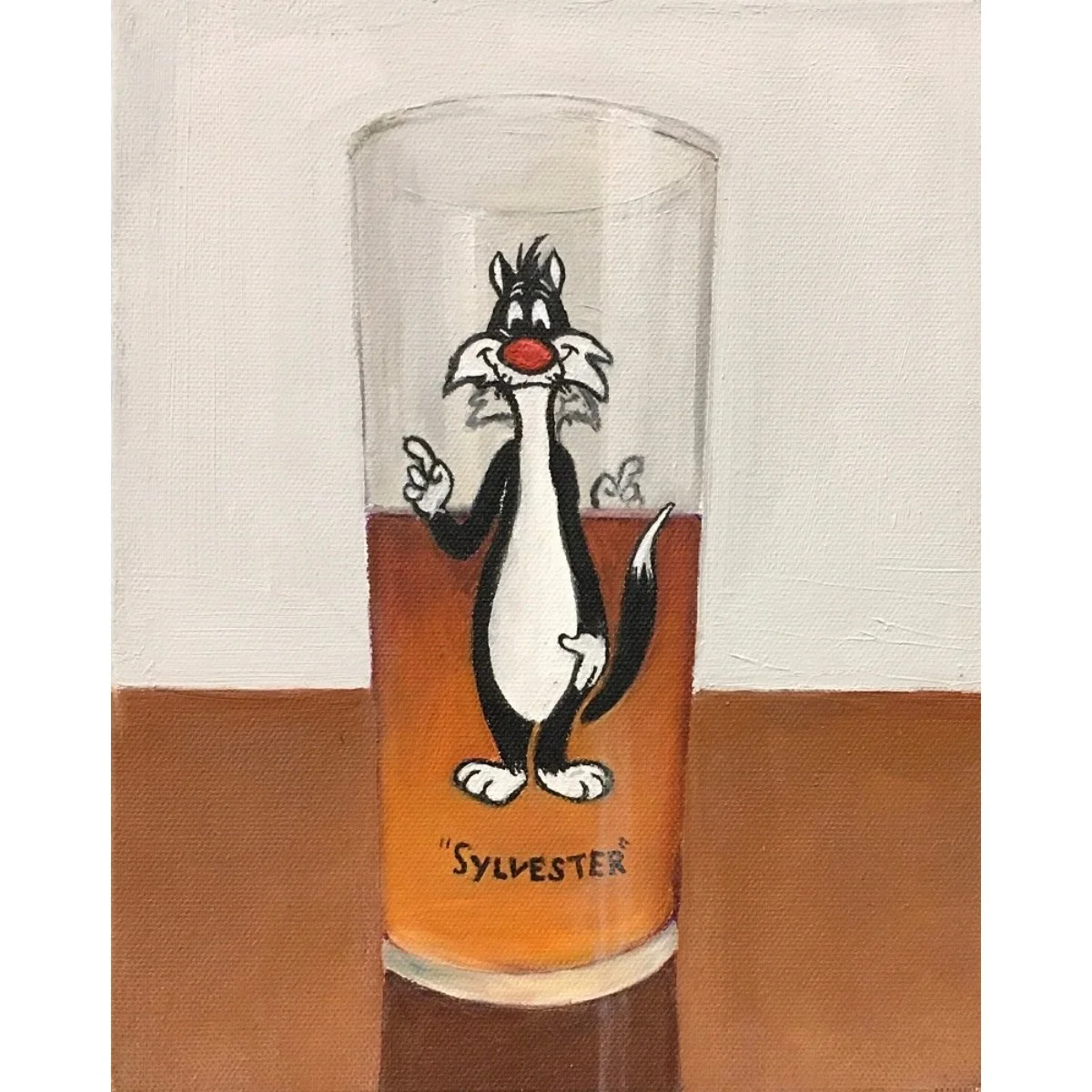 Sandy Hernandez
"Sylvester Loves Tea"
Oil on Canvas
10"x8"
$500