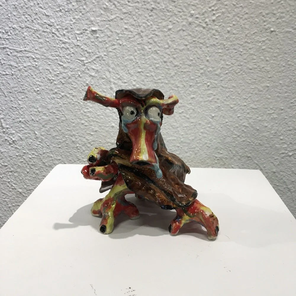 Matthew Woodward
“Shane, The Shame Monster” 
Ceramic
7.5" x 7" x 7" 
$500