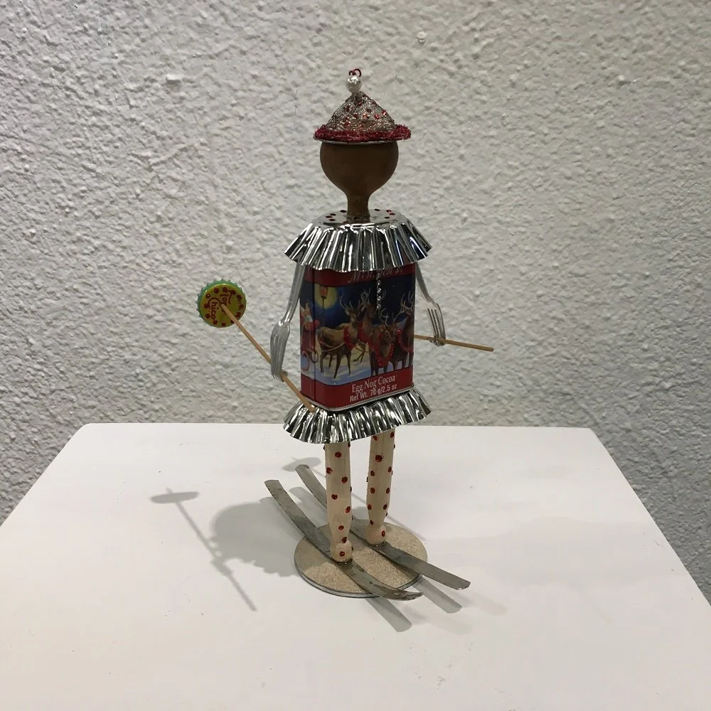 Debra Kreck Harnish
"Astrid"
Assemblage 
10.5” x 5” x 7"
SOLD