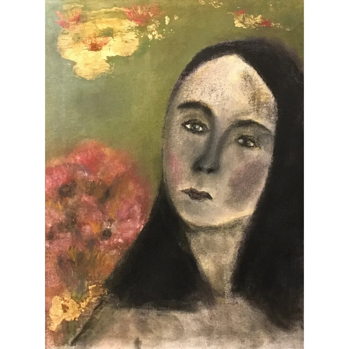 Rick Stassi - "Water Lily Dreams" - Dry Pastel on Canvas Panel - 24x18 - $700