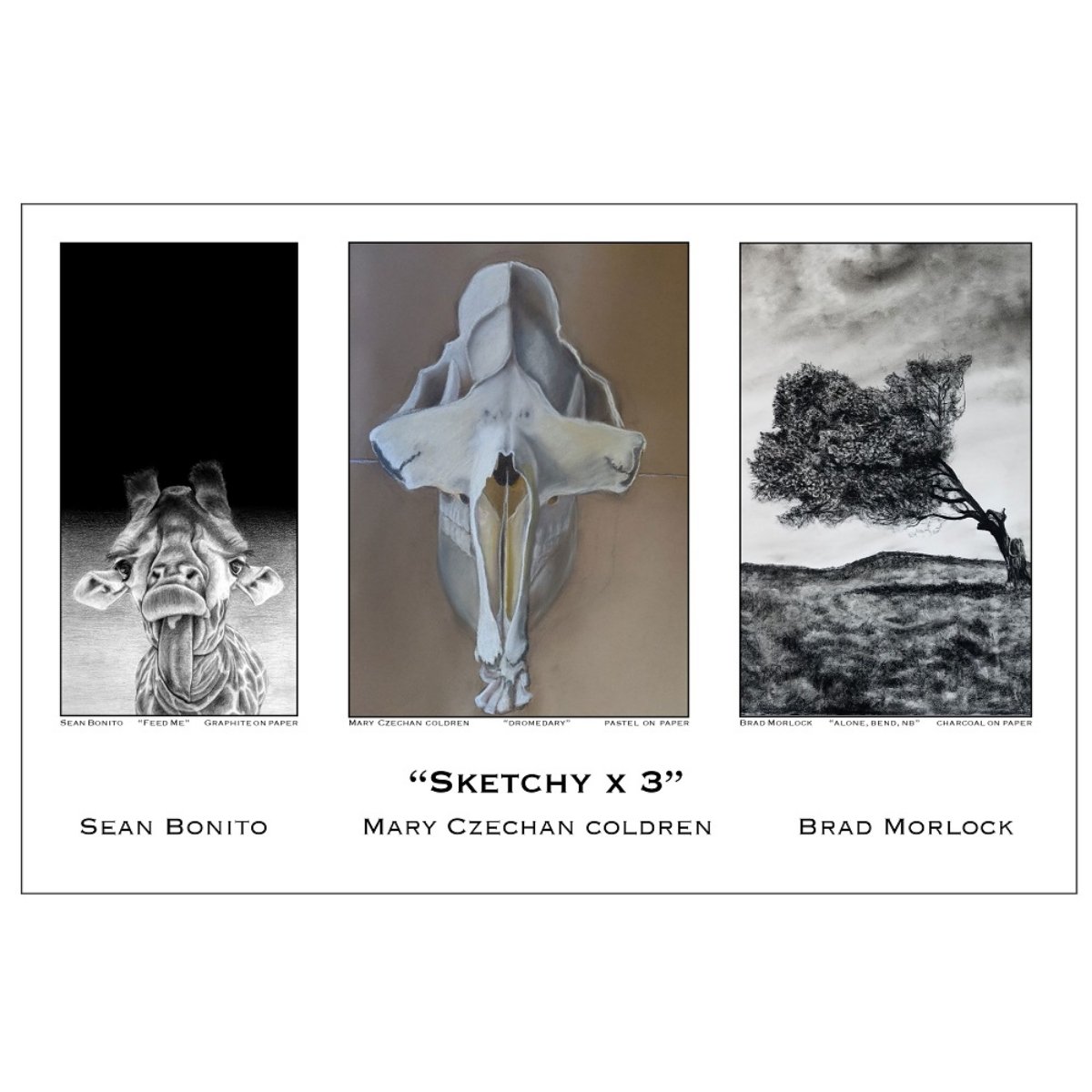 January - "Sketchy x3" - Sean Bonito, Mary Czechan Coldren, Brad Morlock