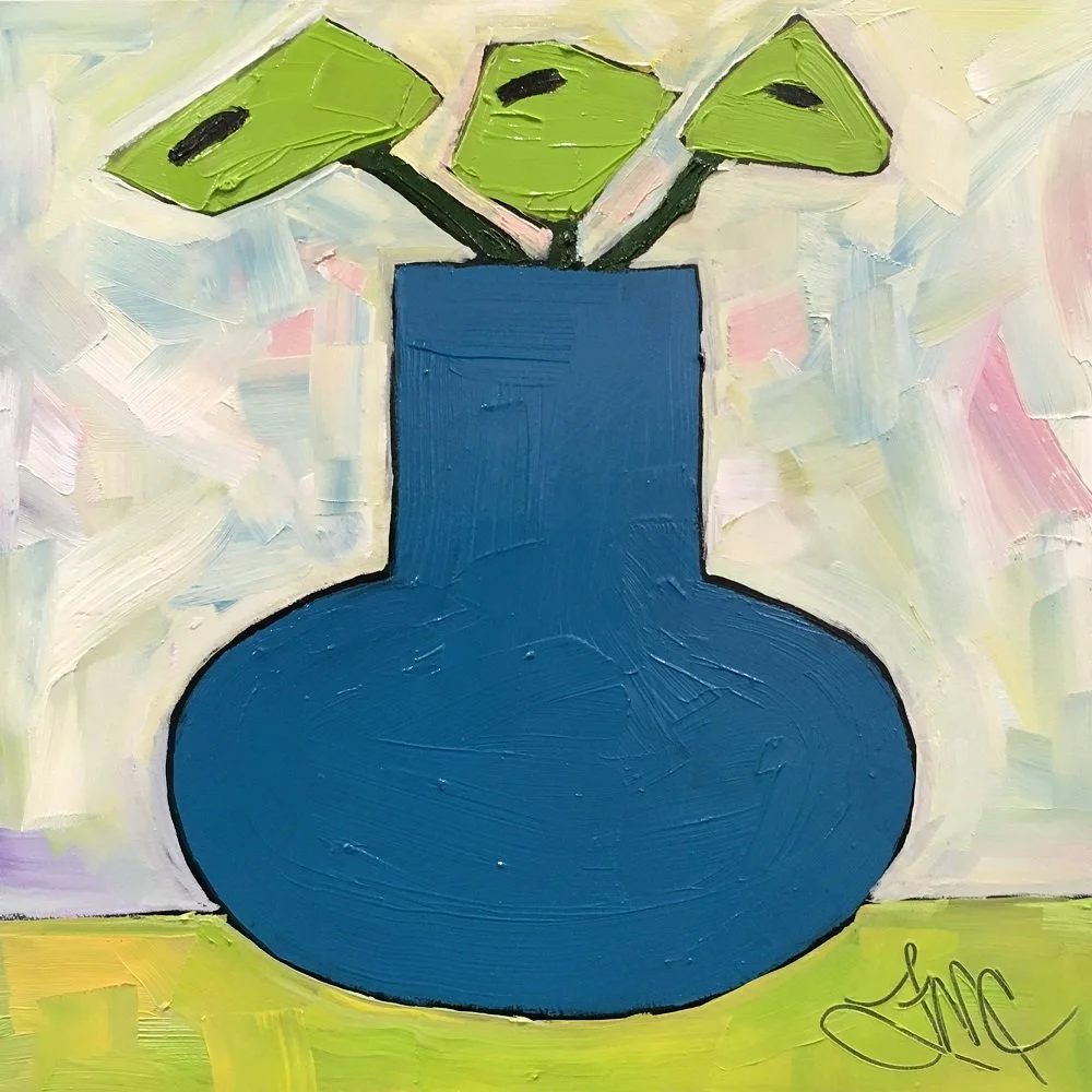 Leslie McCarron
"Modern Dark Teal"
Oil on Panel
10” x 10"
$550.00