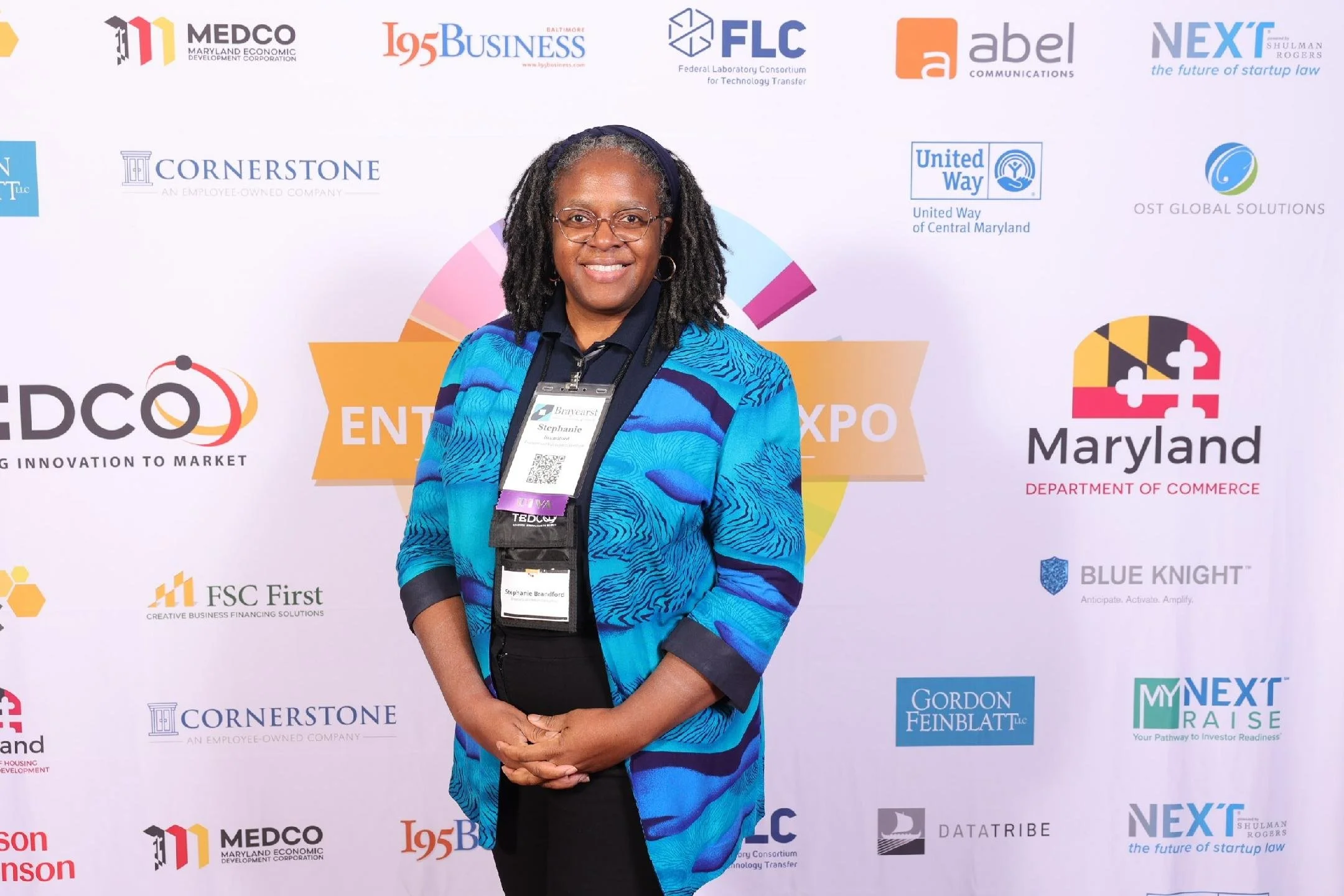 Stephanie Brandford, founder for Brayearst Validation Consulting, at TEDCO 2024 Entrepreneurs Expo