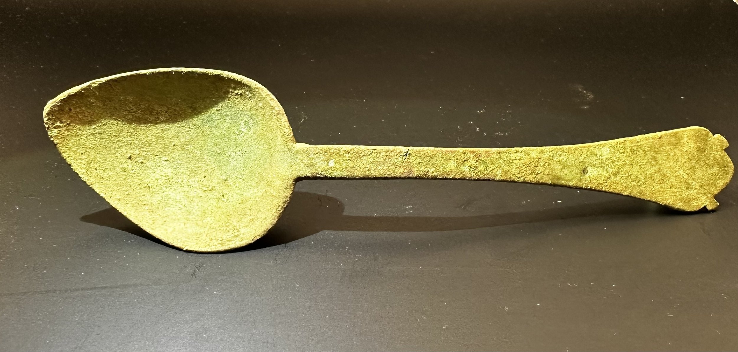 Brass Trefid Spoon, circa 1695-1705