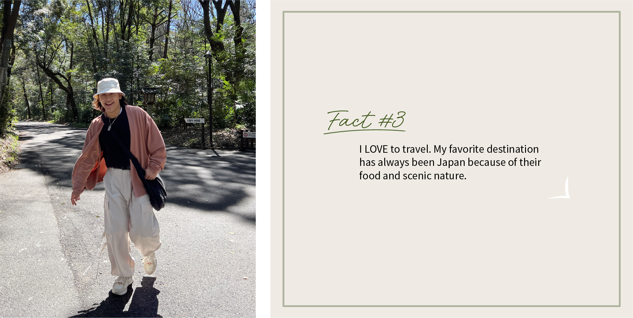 Loshi Vue, Hmong American Registered Dietitian enjoying his free time abroad in Asia.