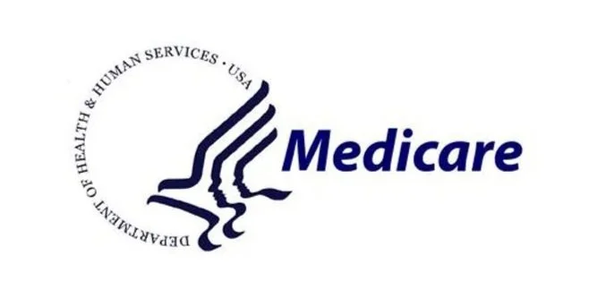 Logo of the Department of Health & Human Services USA with a stylized flying eagle and the word Medicare.