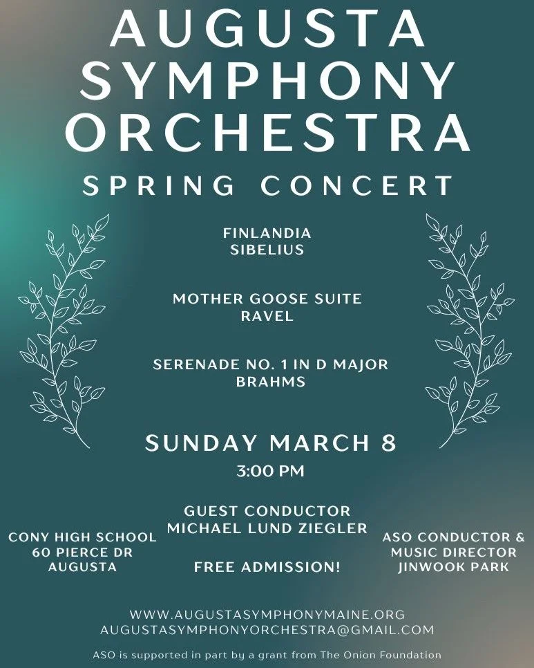 We still have the February freeze to endure, but just on the other side of that is the ASO March Masterworks Concert! Join us on Sunday, March 8th for a musical journey. The concert will start with the crowd-pleasing Finalandia by Siblelius, followed