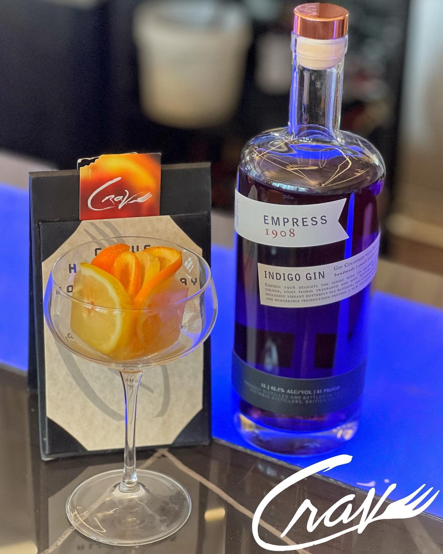 Quench your thirst with our weekend drink special, the Gin Blossom at Crave! Made with Empress Gin, citrus simple syrup, and topped with a Prosecco citrus bloom ice cube, it&rsquo;s the perfect way to celebrate the weekend. Join us at 4:00 and savor 