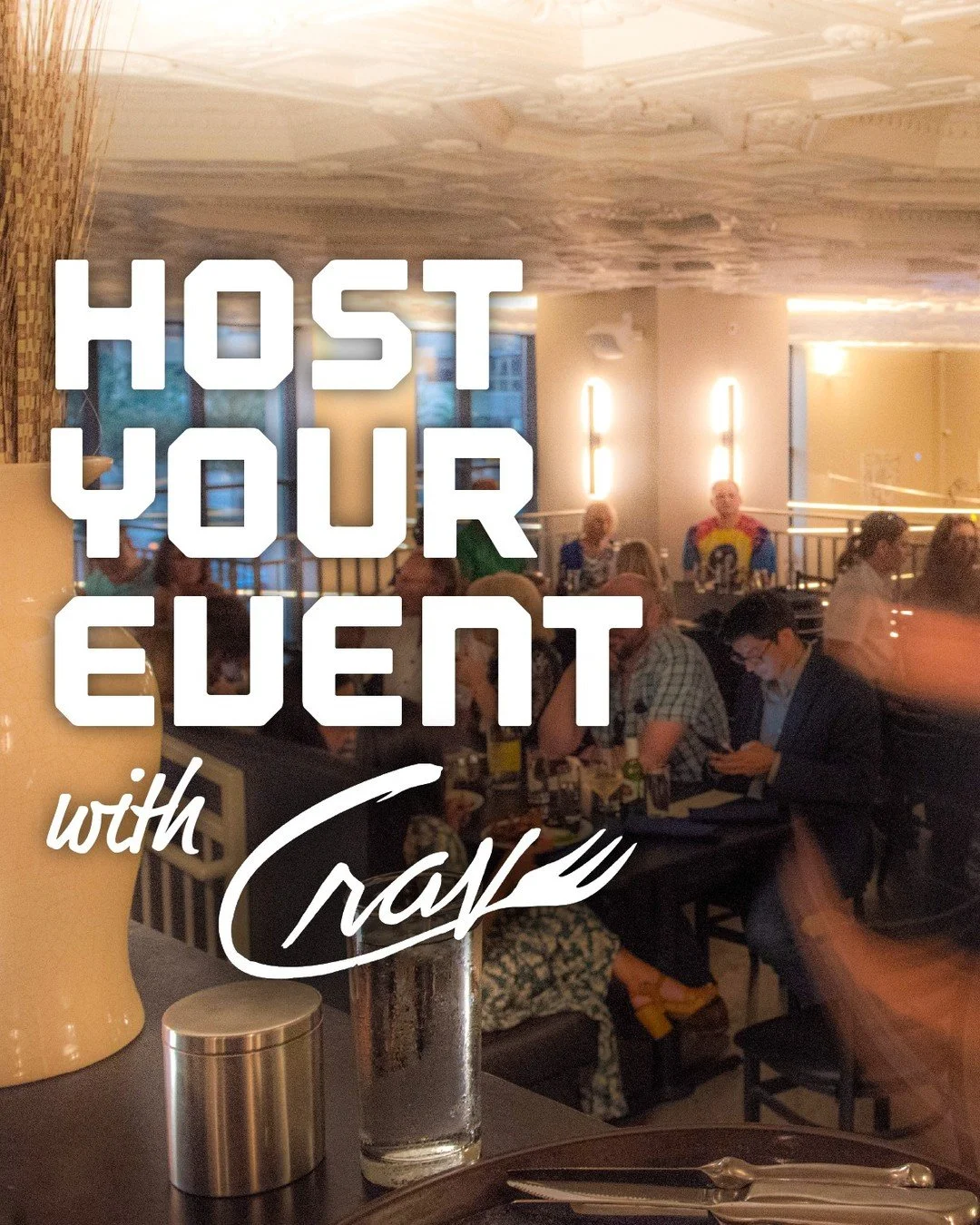 🎉✨ The holidays are almost here. That means it’s time to start planning your festive celebration at Crave! Whether it’s a cozy gathering with friends and family or a lively work party, we’ve got the perfect space to make it unforge
