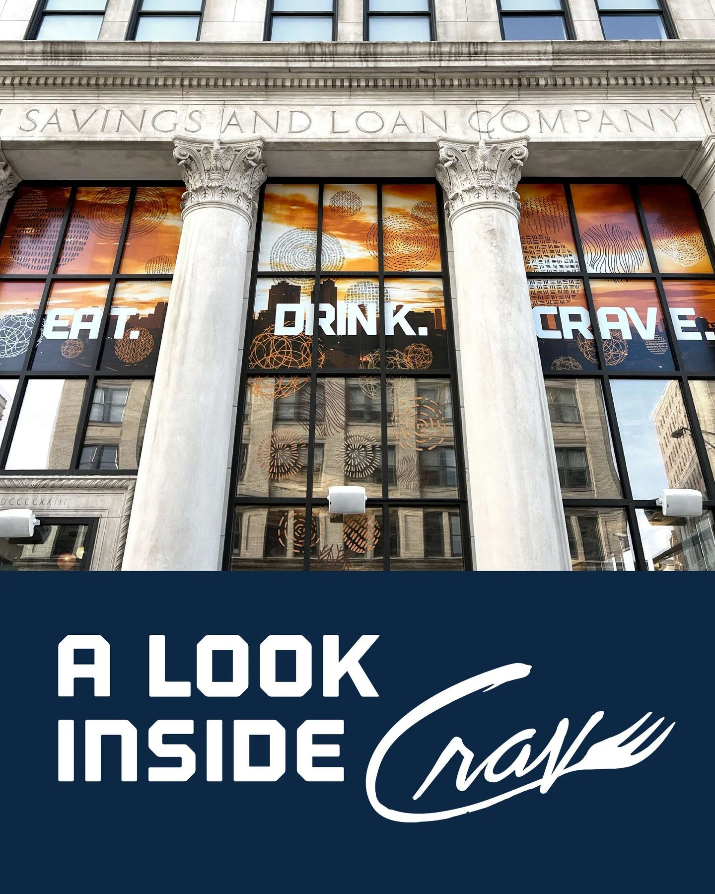 More than just a restaurant &mdash; Crave is an experience. Housed in a historic building with high ceilings and open-air vibes, we've got space for everyone. Catch the energy from our second floor overlooking the main bar, host your next event in ou