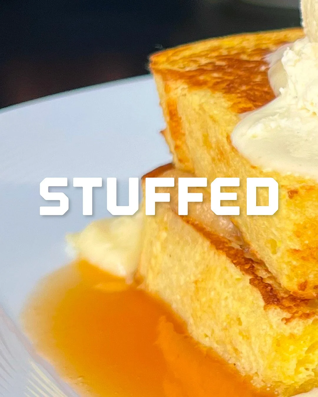 What's calling for dessert tonight? Our Stuffed French Toast checks all the boxes. Cookie dough. Cream cheese icing. Blood orange syrup. Vanilla ice cream. All stuffed inside two pieces of golden French toast. Save some serious room for this one!

#C