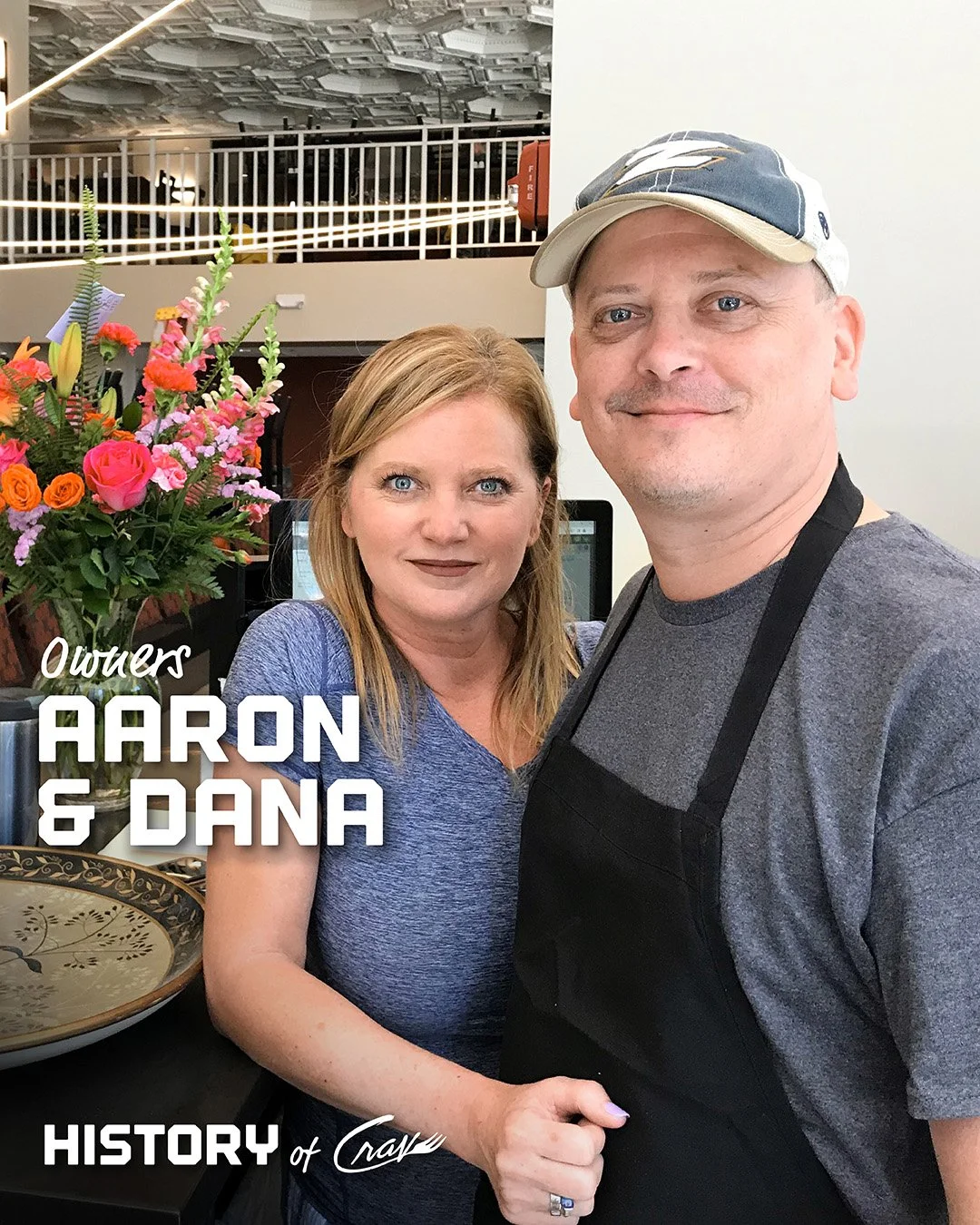 Aaron and Dana, owners of Crave, are high school sweethearts who turned a shared dream (and a love of food) into something truly special.

Since opening in 2001, they&rsquo;ve navigated the ups and downs of building a business together. But through i