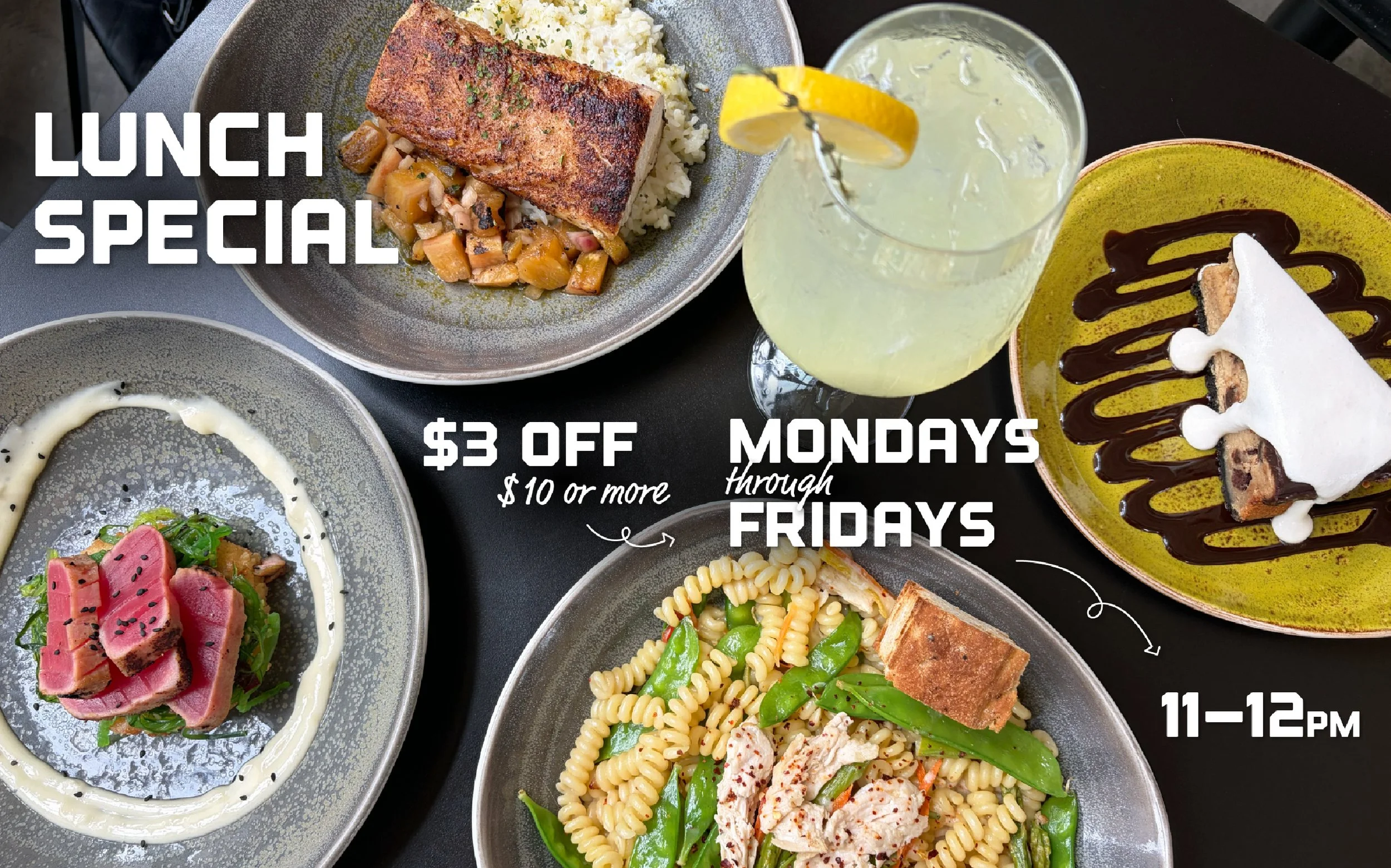 Crave Lunch SpecialS Monday - Friday