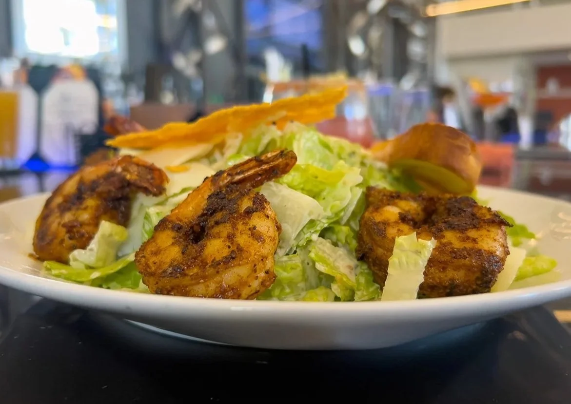 CZR Caesar salad with shrimp