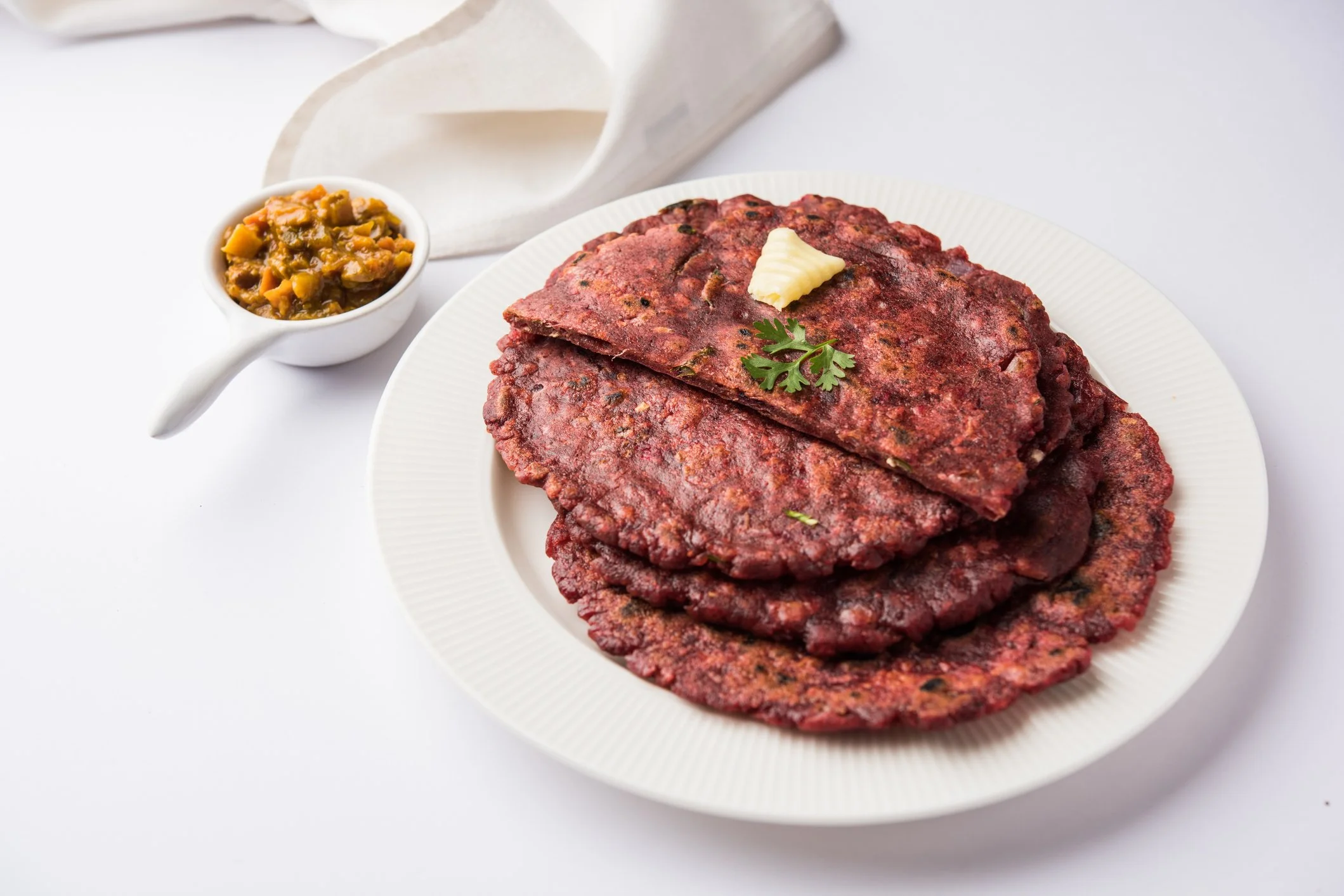 Ragi (finger millet) roti